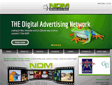 Tablet Screenshot of northerndigitalmedia.com